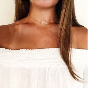 Golden Ring Choker